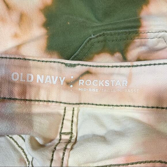 Old Navy Custom Bleached Rockstar Skinny Jeans - Picture 8 of 9